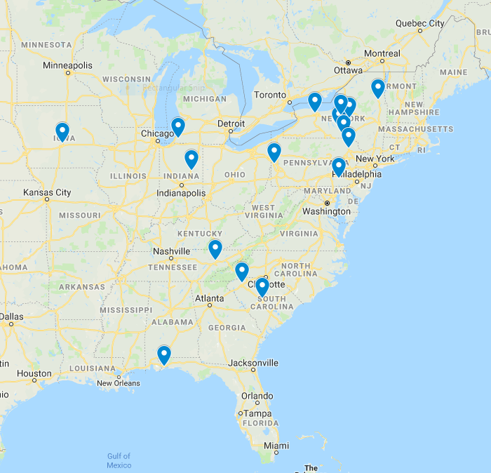 Colleges Attended by Recent CCA Graduates