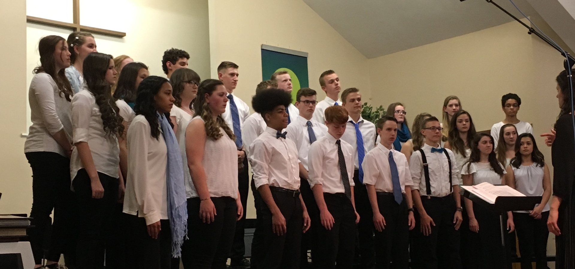 children in choir